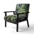 thumbnail image 3 of Designart "Fernes Dynamiques Vert et Noir Contraste II" Chaise d'Appoint Rembourrée - Fauteuil Moderne pour Chambre, 3 of 7