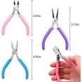 thumbnail image 2 of 3 Pcs JewelryJewelry Making Tools Needle Round Nose Pliers Wire Cutters Craft Beading Pliers for Jewelry Repair Wire Wrapping, 2 of 3