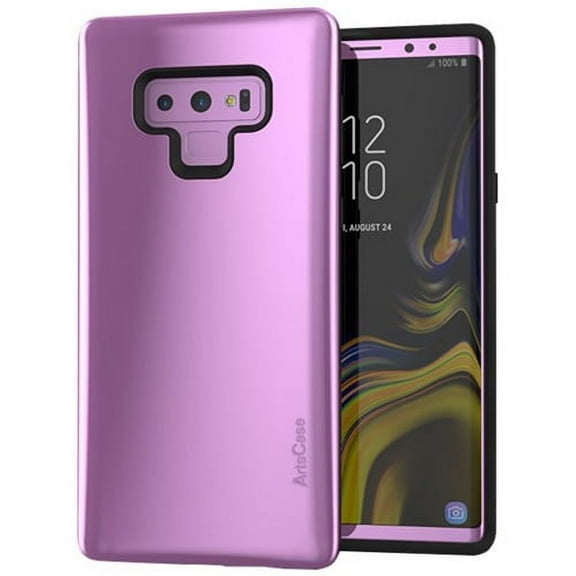 ArtsCase - StrongFit Case for Samsung Galaxy Note9 - Black/Lavender Purple