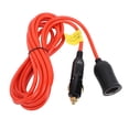 thumbnail image 2 of Cable de Extensión de Encendedor de Cigarrillos, Conector de Enchufe de Alimentación de Automóvil de Servicio Pesado PVC Cobre 11.8 Pies 12V 24 V Para Bomba de Neumartos, 2 of 7