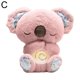 thumbnail image 3 of Peluche Koala para dormir - Música y luces, material suave, 10 canciones de cuna, 4 modos, diseño biomimético, gris/rosa/gris claro/marrón, 28 cm/11 pulgadas, 3 of 5