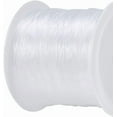 thumbnail image 2 of 60 yardas de hilo de nailon transparente invisible para manualidades, monofilamento de 0,35 mm, hilo de pesca para abalorios, 2 of 8