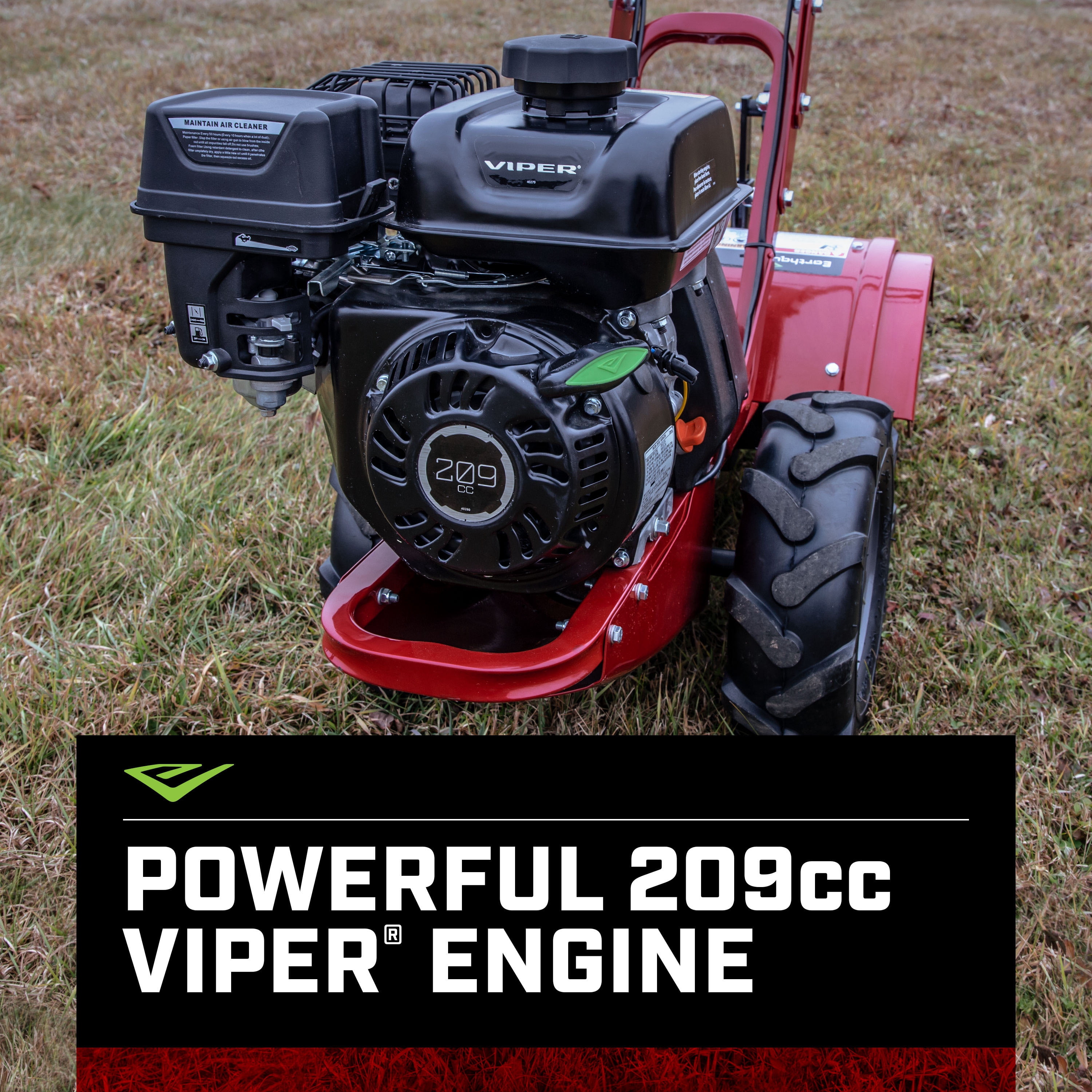 Earthquake® Victory™ Rear Tine Tiller, 209cc Viper Engine, 39381