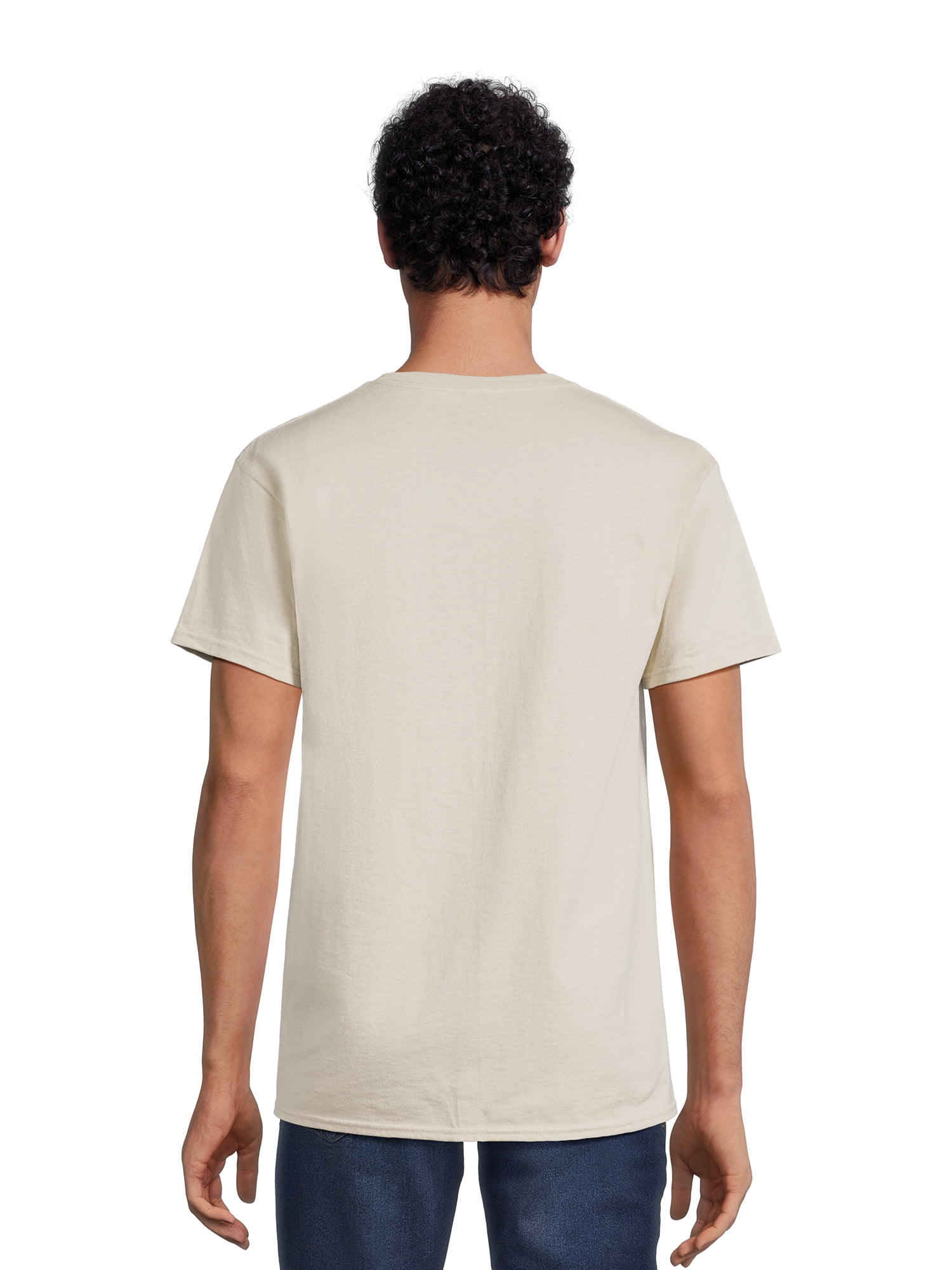 Growth Floral Yin Yang Men's Graphic Tee with Short Sleeves, Sizes S-3XL
