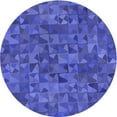 thumbnail image 1 of Ahgly Company Machine Washable Indoor Square Transitional Light Slate Blue Area Rugs, 3' Square, 1 of 7