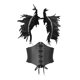 thumbnail image 2 of Chal de plumas artificiales, disfraz de Cosplay, fiesta, vestido elegante, capa gótica Con Faja Cincher, 2 of 8