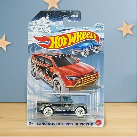 Hot Wheels 1:64 Scale Winter 2022 Xmas Series - Land Rover Series III Pickup