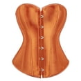 thumbnail image 1 of Grebrafan Corsets Bustier à Lacets Femme Orange 6TG, 1 of 1