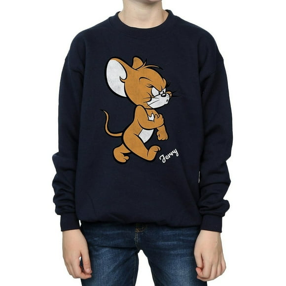 Tom et Jerry Sweat-Shirt en Coton pour Garçons Angry Mouse