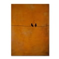 thumbnail image 2 of Trademark Fine Art 	Nicole Dietz 	 Bird Pair Yellow Canvas Wall Art - 24x32, 2 of 4