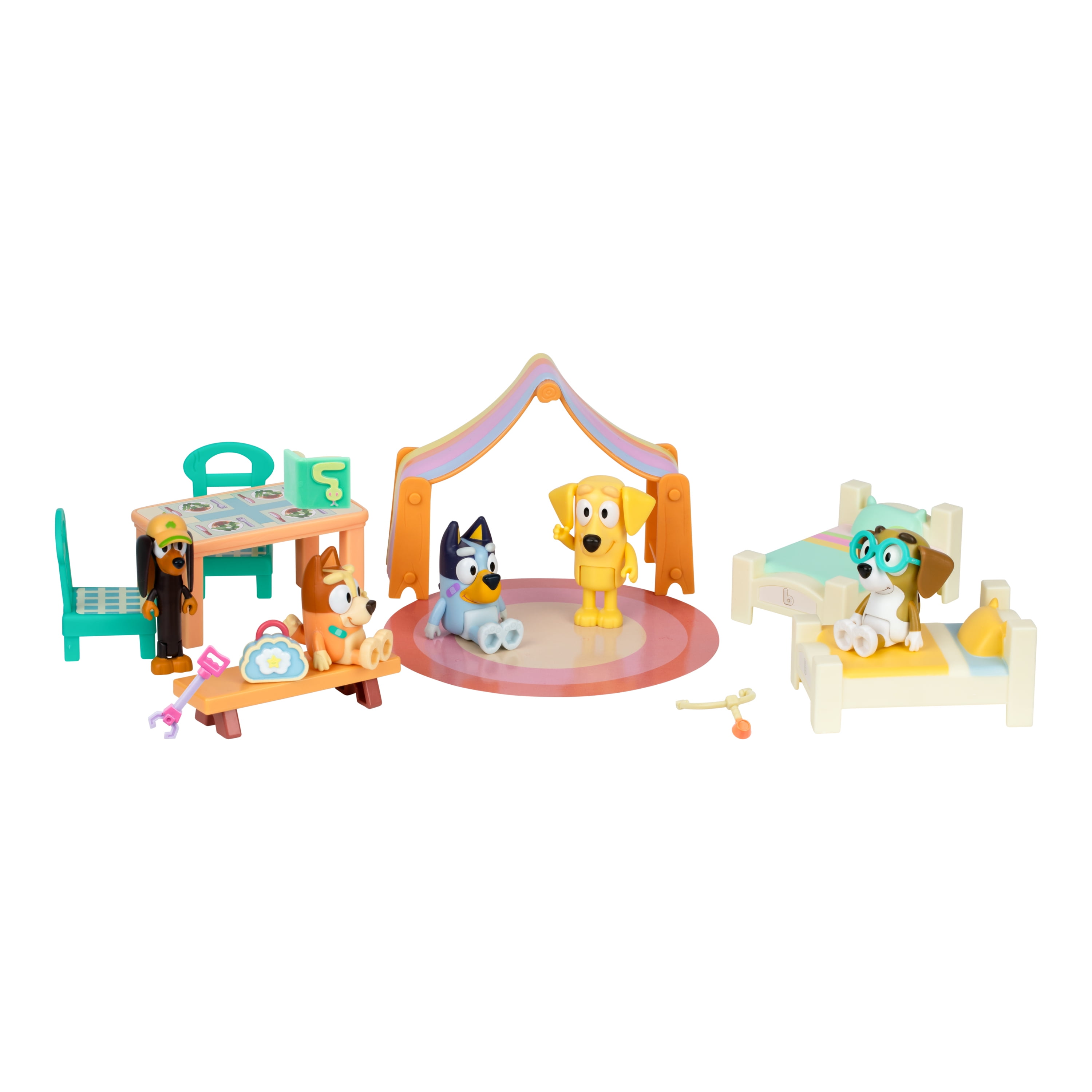 Bluey Playing Doctors Value Box,  5 Figures, 11 Accessories, and More, Ages 3+, Walmart Exclusive