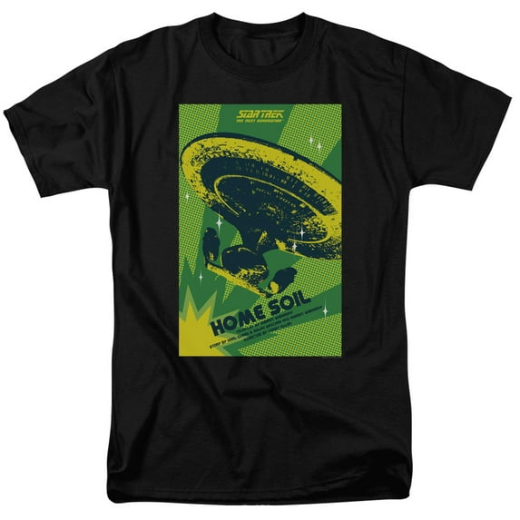 Star Trek Tng Season 1 Episode 18 Adult 18/1 T-Shirt Black