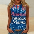 thumbnail image 2 of VerPetridure Womens American Flag Tank Tops Patriotic Shirts for Women 4th of July Tanks Top Loose Fit Summer Ring Tees Top, 2 of 5
