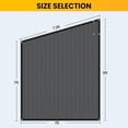 thumbnail image 2 of Upgraded RV Awning Side Shade Screen, Heavy-Duty Mesh Blocks UV & Vision, Side Sun Shade for RV Camper Trailer with Complete Kit, 2 of 4