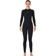 thumbnail image 1 of Wetsuits Ultrathin manga larga pantalones largos traje de baño de una pieza profesional impermeable espesado para nadar snorkeling mujer surf / negro s Inevent OD017133-02, 1 of 7