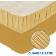 thumbnail image 4 of Piece Terracotta Bed Sheets Set Extra Soft Brushed Microfiber Bedding Rust Sheets Deep Pocket Wrinkle & Fade (Queen Burnt Orange), 4 of 7