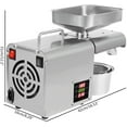 thumbnail image 4 of CNCEST Automatic Oil Press 304 Stainless Steel Commercial Nuts Seeds Oil Pumping Machine Squeezer, 4 of 11