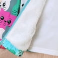 thumbnail image 6 of WOLLED Girls Cartoon Kitten Jacket Coat for Toddler Kids Thickened Hooded Jacket Coat Zipper Coat for Toddler 2-7 Years Old, 6 of 7