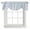 Blue, variant on Haze Blue Boho Tie Up Valance Curtains for Windows, Kitchen Curtains Window Shades, Neutral Middle Century Turkish Pattern Light Filtering Roman Curtain Valances for Bedroom/Bathroom/Cafe 42"x12"