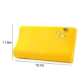 thumbnail image 3 of Sokhug Pillowcase - Zipper Closure Silk Feel for Hair and Skin, 20x12 Inch, Yellow, 3 of 9