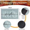 thumbnail image 2 of Hello Blue Pumpkin Decorative Fall Door Mat 30 X 17 Inch, Autumn Pumpkin Thanksiving Door Mat Low Profile Non Slip Floor Mat for Home Decor, 2 of 6