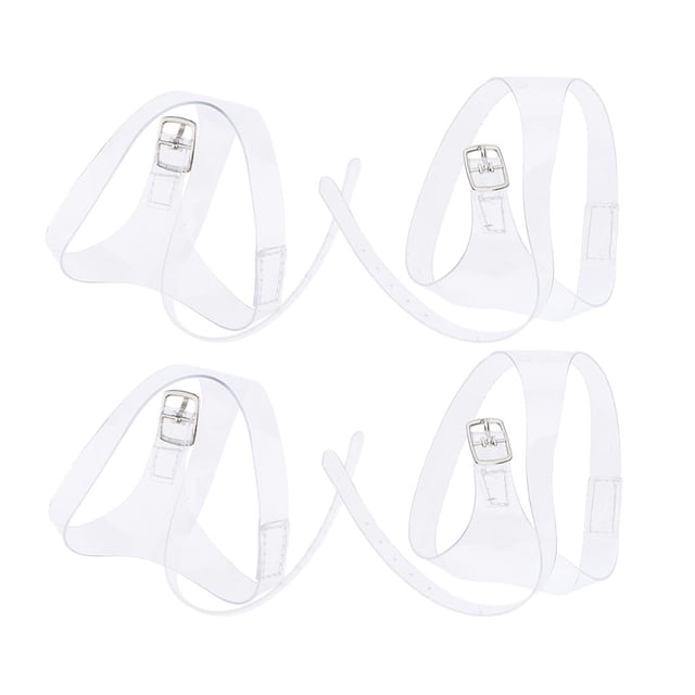 TISHITA 4pcs Invisible Detachable Shoe Straps Ankle Straps for Platform Wedge Pumps UK