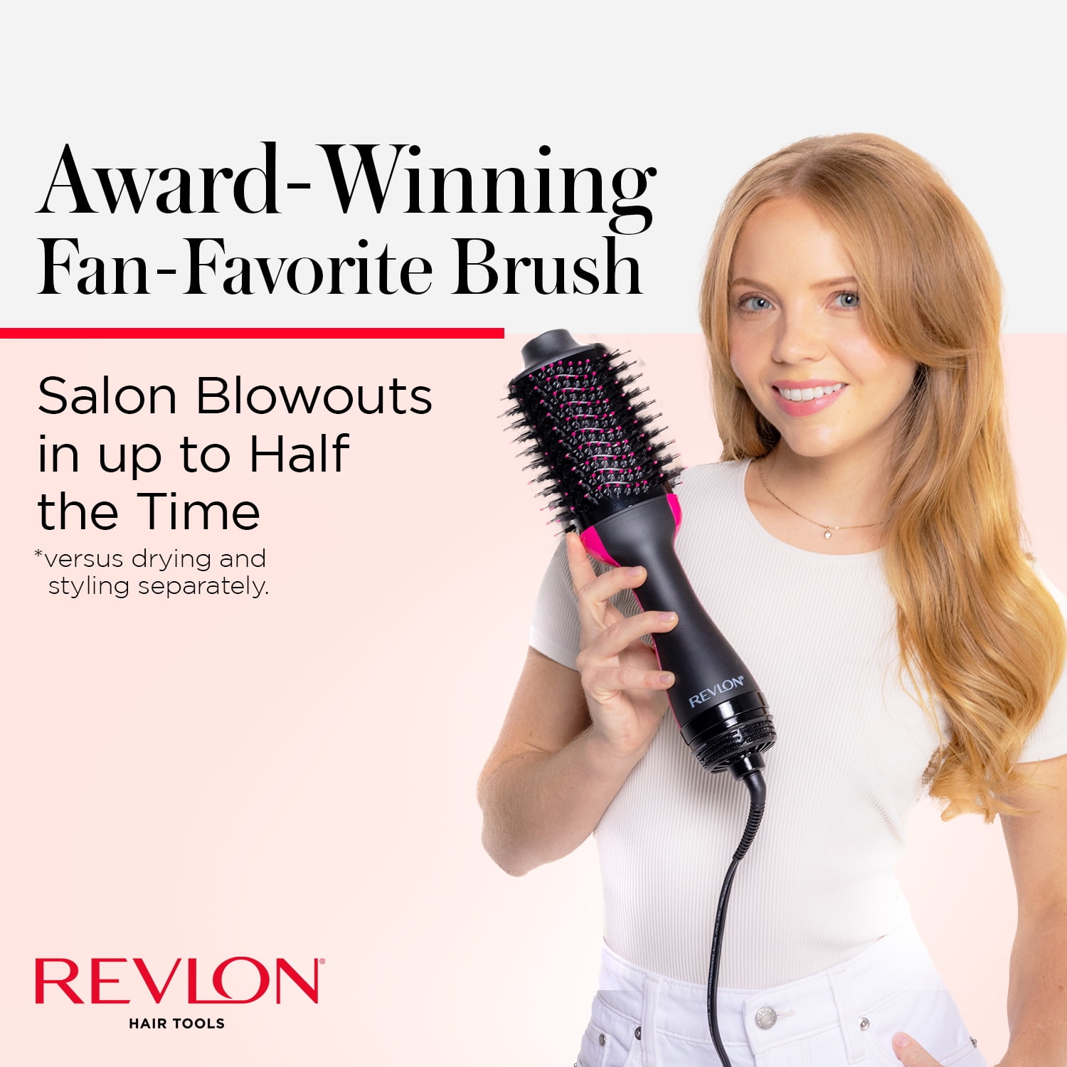 Free Shipping! Revlon Hair Dryer Brush Volumizer, Black