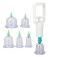 thumbnail image 1 of Vacuum Cupping Cup Kit,  Airtightness Strong Suction Lower Blood Pressure Muscles Relaxation Vacuum Suction Cup  for Home, 1 of 7