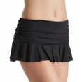 thumbnail image 4 of Women's Lauren Ralph Lauren LR7DA92 Beach Club Skirted Brief Swim Bottom (Black 14), 4 of 8