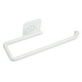 thumbnail image 1 of Soporte de almacenamiento de papel de cocina Bewildely Estante organizador autoadhesivo plástico Blanco, 1 of 6
