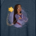 thumbnail image 3 of Disney Wish - Asha & Her Star - Women's Lightweight French Terry Long Sleeve Shirt, 3 of 5