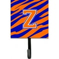 thumbnail image 7 of Letter L Initial Tiger Stripe - Blue Orange  Leash or Key Holder, 7 of 7
