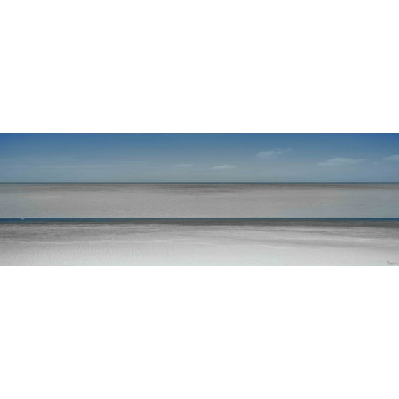 Parvez Michel Inc Parvez Taj - "Grey Water" Print on Canvas - Multi-color