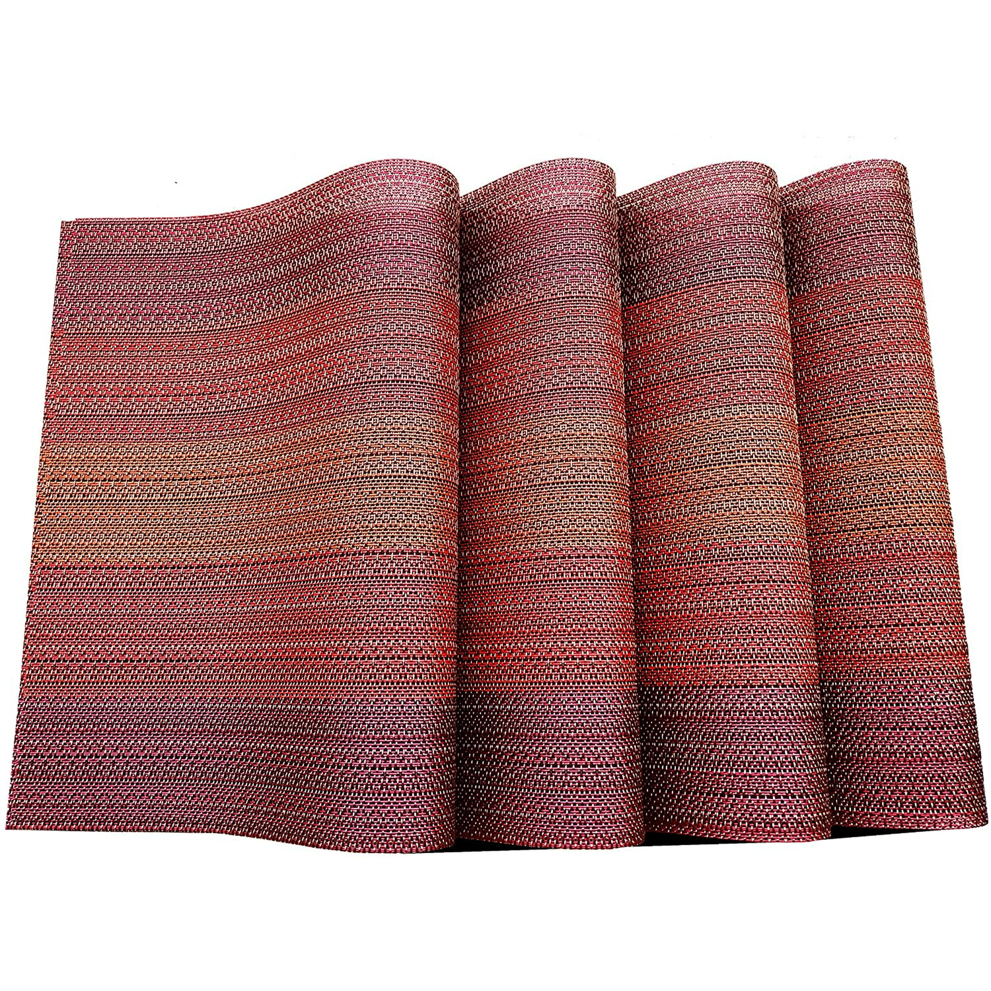 Protection Table Repas Set De Table Venilia Garden - 4 Napperons 45x30cm - Imprimé Floral - Protection Table Napperons Rectangulaires 45x30cm