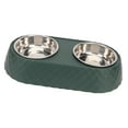thumbnail image 4 of Tazones De Mascotas Dobles Cuencos De Acero Inoxidable Evitan Soporte De Decoración De Bownot Slip Para Gato De Pequeñas Mascotas Medianas, 4 of 7