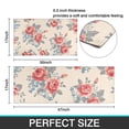 thumbnail image 7 of Pioneer Flower Floral Print Pattern Kitchen Rugs Sets Of 2,Anti Fatigue Kitchen Mat Rugs Non Slip Washable,Decorative Kitchen Floor Mats for Kitchen,Sink,Laundry,17"x30"+17"x47", 7 of 7
