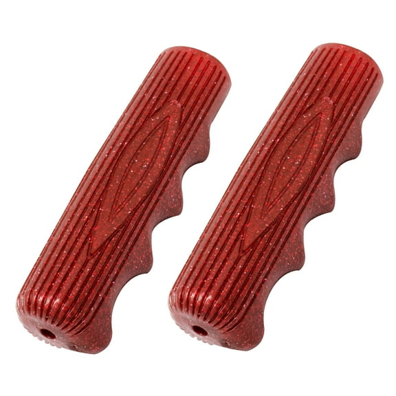 Kraton Rubber 212 Sparkle Color Bike Grips(Sparkle Red)