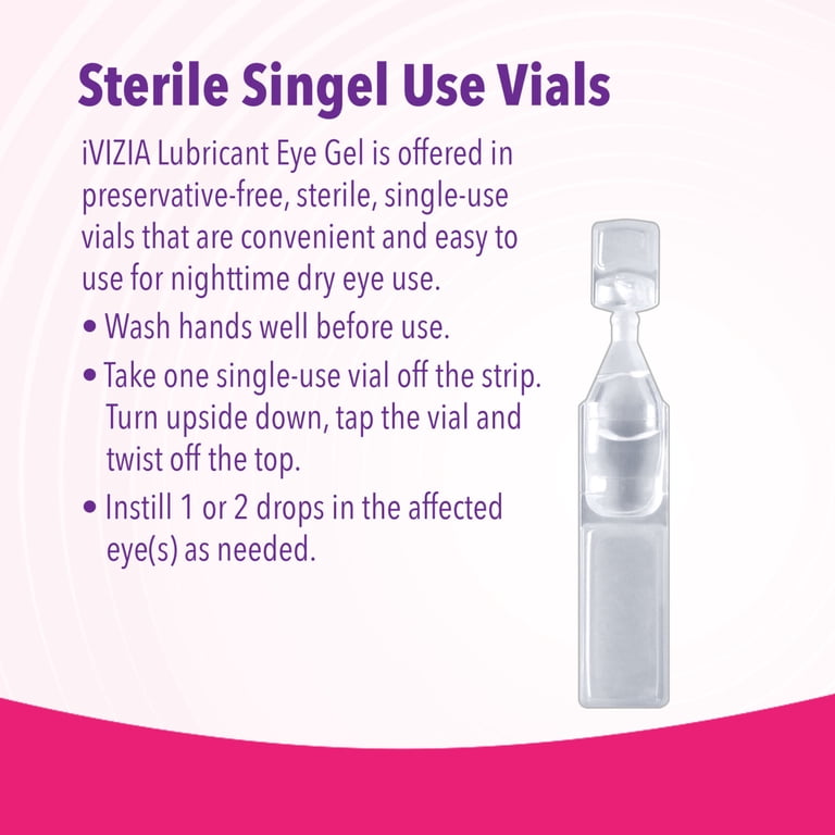 iVIZIA Eye Gel for Nighttime Dry Eyes, Preservative-Free - 30 ct | CVS iVIZIA Eye Gel for Nighttime Dry Eyes, Preservative-Free - 30 ct | CVS