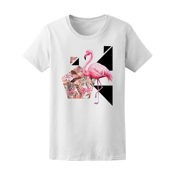 Abstract Tropical Flamingo Tee Women's -Image by Shutterstock