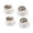 clear white letter, variant on 4 Pieces Guitar Knobs Universal Speed Control Stylish Abalone Hat Style for Electric Guitar Bass Players
