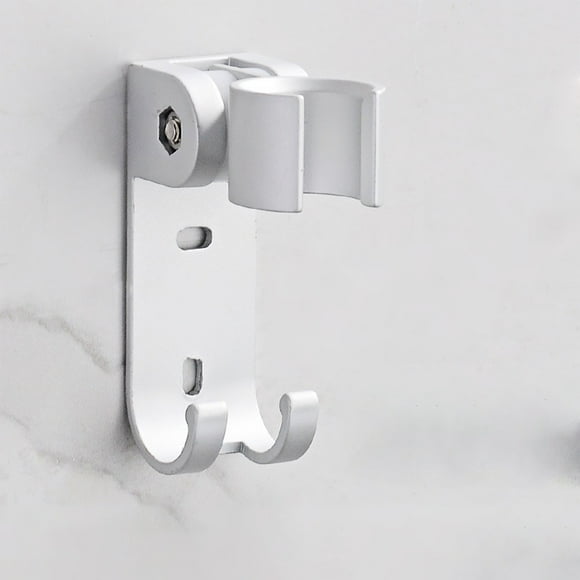 EGNMCR Shower Head Holder, Space Aluminum Stainless Steel Shower Arm Cradle Wall Mounted Bathroom Shower Head Holder Bracket Shower Head Holder,Handheld Shower Head,