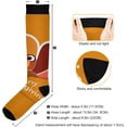 thumbnail image 3 of FREEAMG Thanksgiving Turkey Compression Socks for Men & Women Knee High Stockings for Running, Sport, Hiking & Travel, 3 of 7