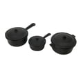 thumbnail image 2 of Juego de cocina para 1/12, utensilios de cocina, accesorios de decoración de cocina, juego de comida para accesorios, regalos para Negro Sunnimix  Casa de muñecas Juguetes de cocina, 2 of 7