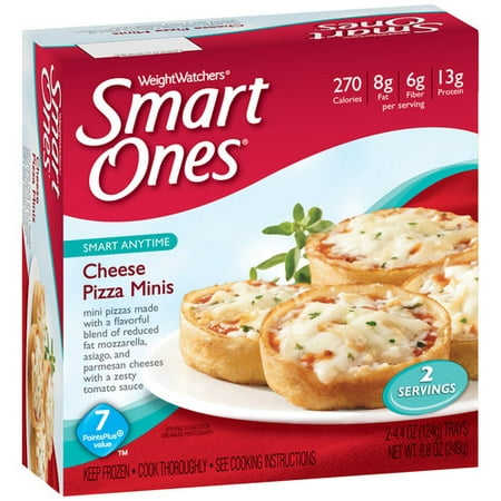 Weight Watchers Smart Ones Smart Anytime Cheese Pizza Minis, 4.4 oz, 2 ...