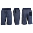 thumbnail image 5 of Men's French Terry Shorts With Contrast Trim Pockets & Waistband, 5 of 5