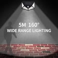 thumbnail image 2 of Matsuzay 1/2 Uds. 100 LED para exteriores, lámpara alimentada por energía Solar, luz de pared, luces con Sensor de movimiento, luces de pared Iluminación y accesorios 1pc y 114 LED Matsuzay HA1047-02, 2 of 6