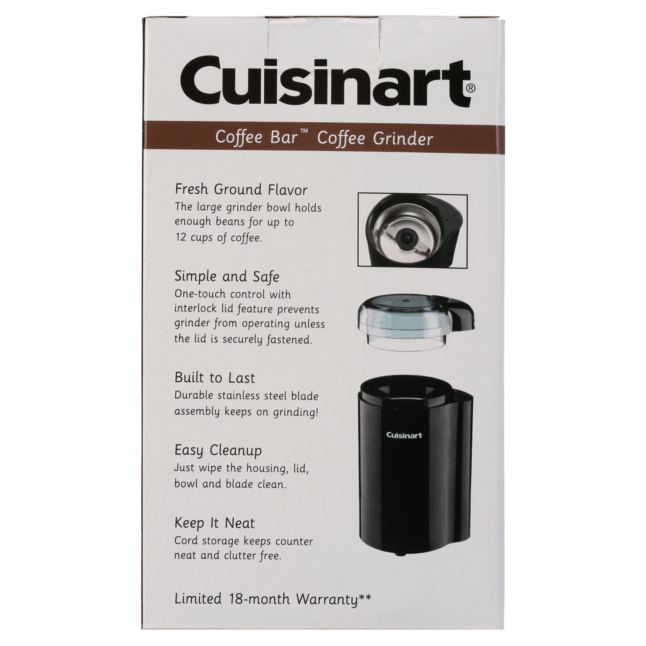 Cuisinart DCG-20N - Coffee grinder - white