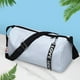 thumbnail image 4 of Bolsa de lona multifuncional, bolsa de gimnasio, bolsa de equipaje de mano para mujeres y hombres (azul claro), 4 of 7