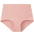 thumbnail image 5 of Women's High Waisted Cotton Underwear Soft Breathable Panties Stretch Briefs Ladies Panties 5 Pack, 5 of 9
