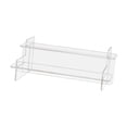 thumbnail image 1 of Escalera de Acrílico Transparente Sunnimix Estante de Exhibición 2 Capas 20cm, 1 of 8